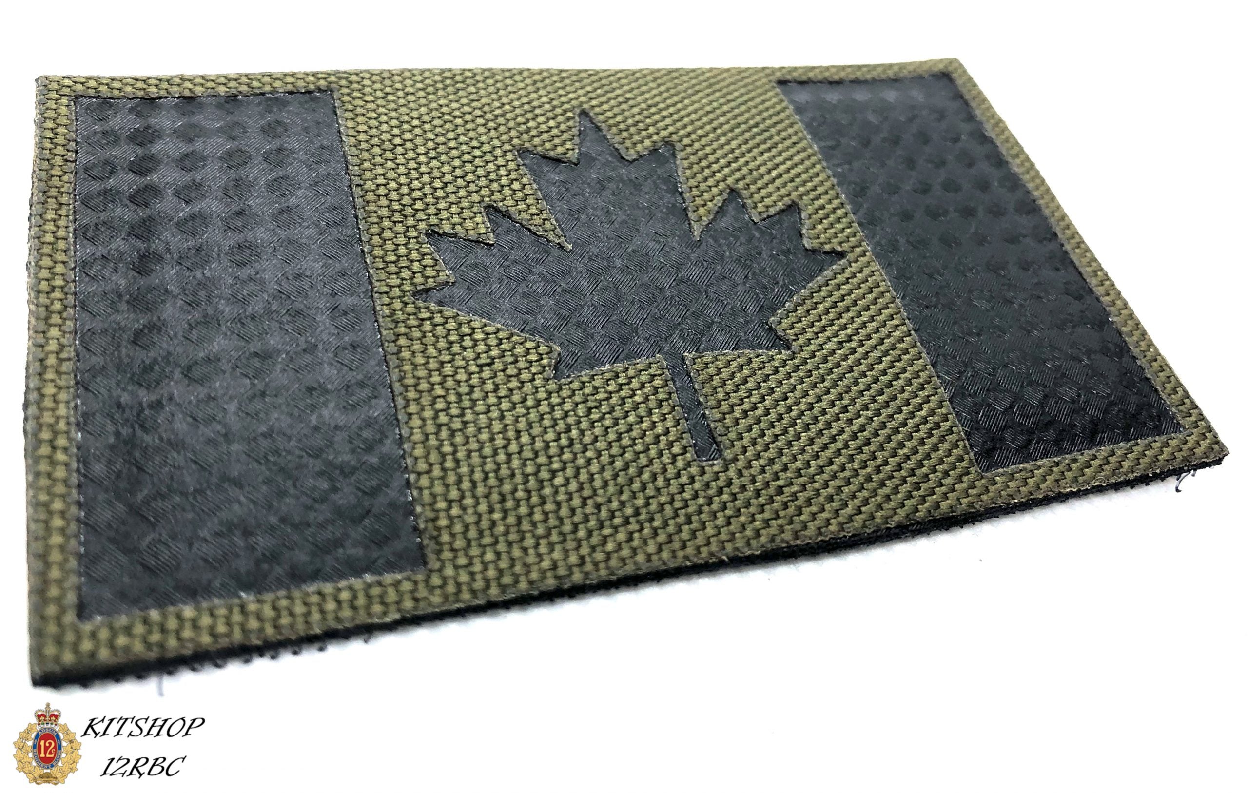 CANADA LASER GRAVÉ - Vert tactique