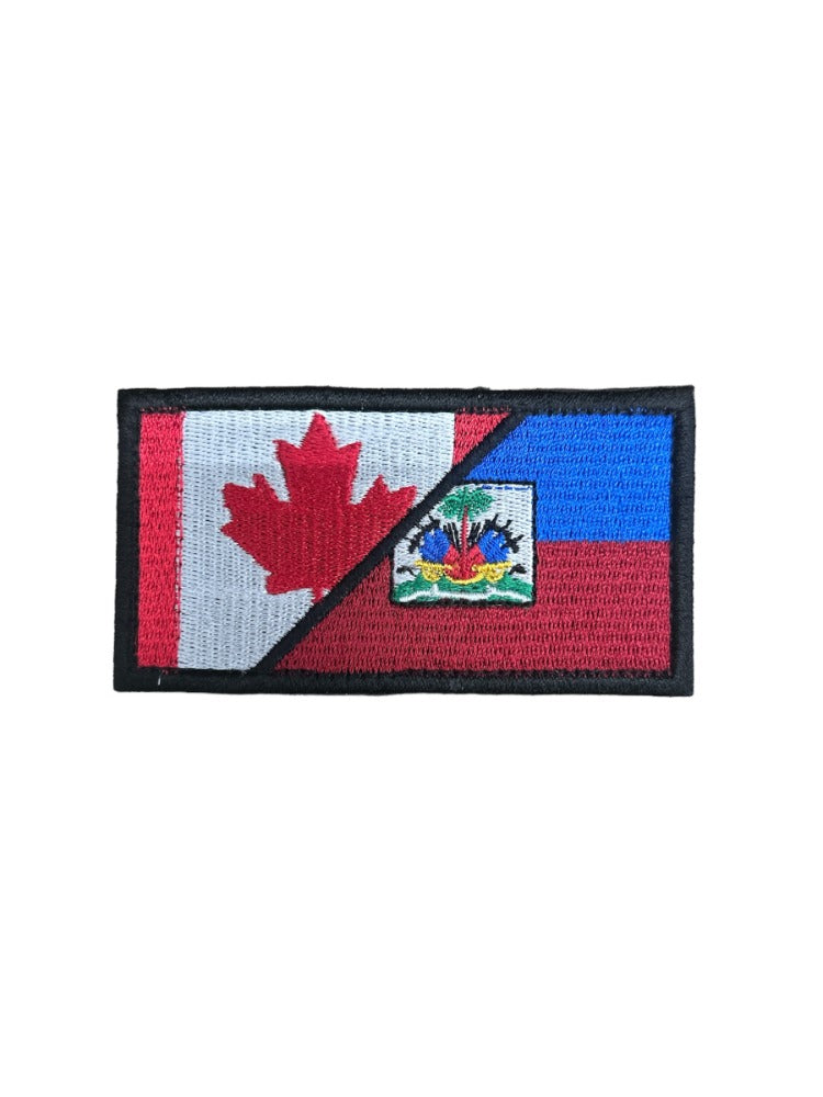 Drapeau Can/Haïti
