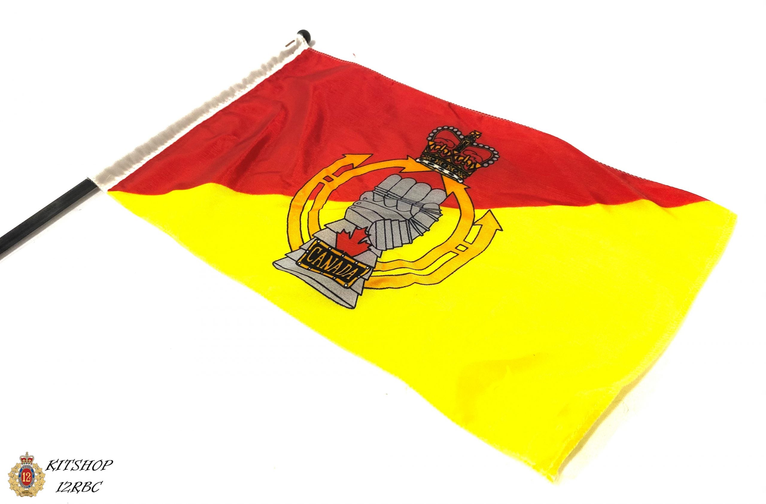 Drapeau de bureau corps blindé