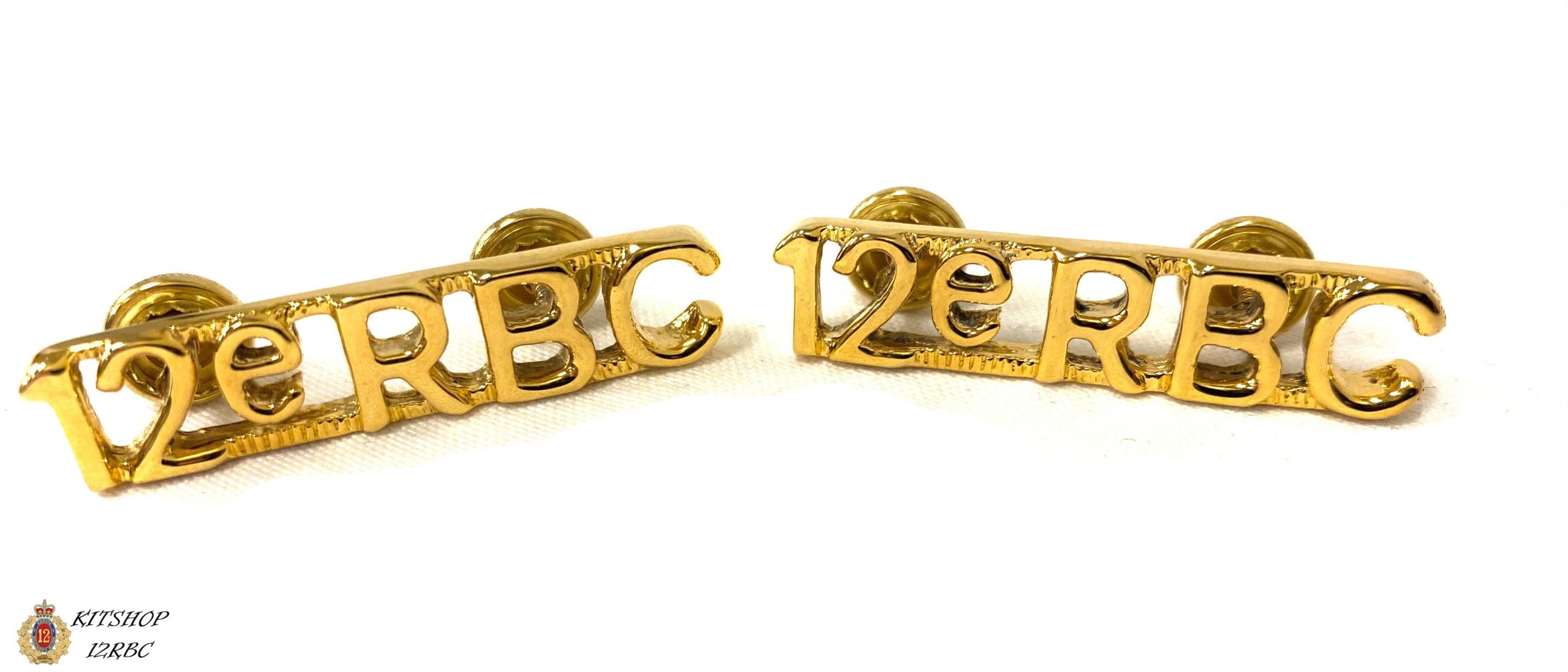 Épaulette 12 RBC métal