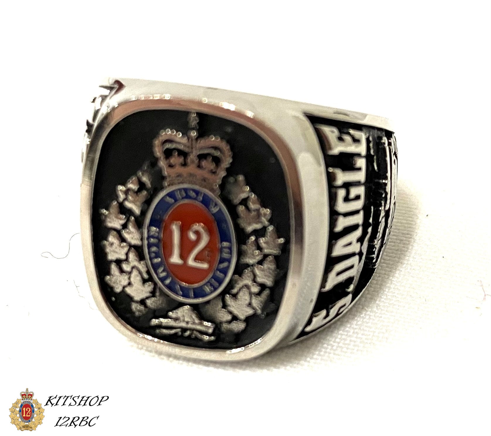 bague 12 rbc personnaliser Or/ Argent duralium - Duralium Argent