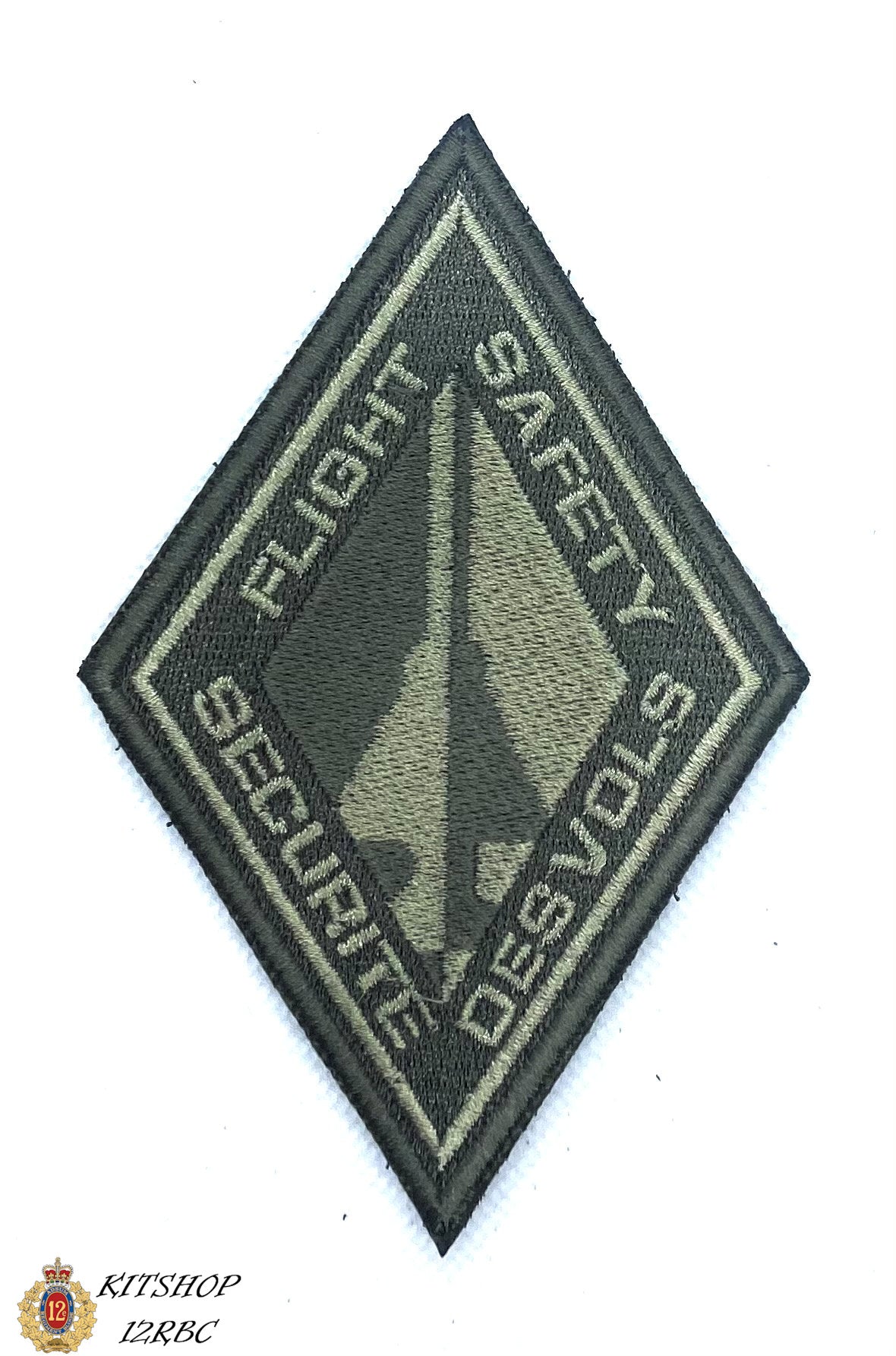 Flight safety brodé