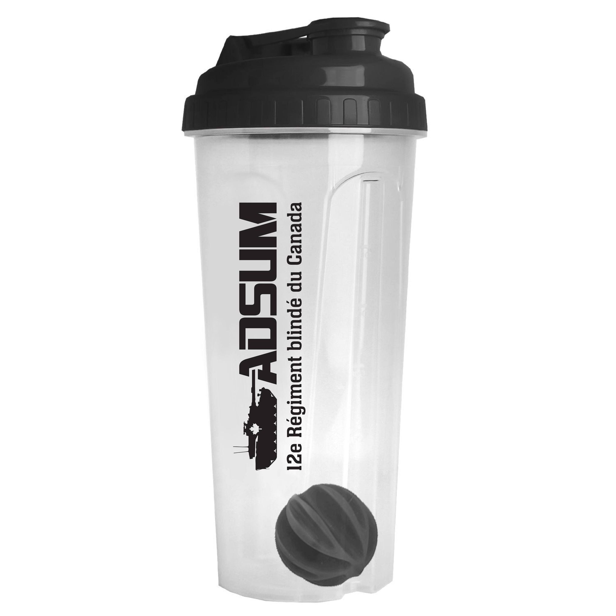 Bouteille shaker Adsum /12rbc - Noir