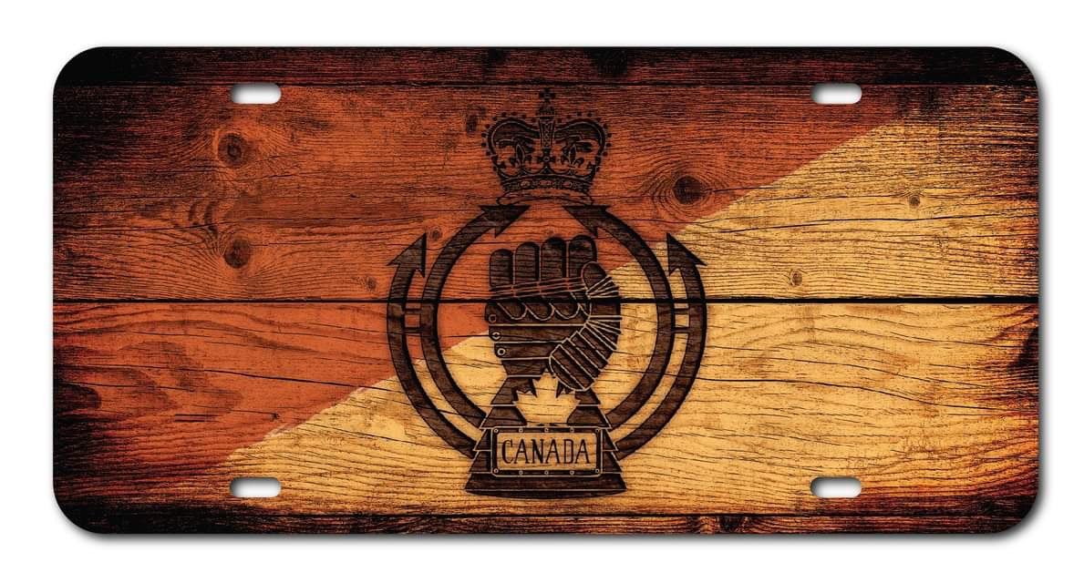 Plaque véhicule Corps blindé